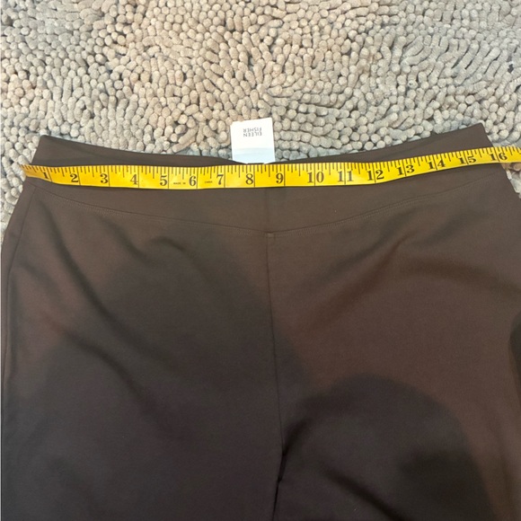 Elegant Women's Slim Fit Ponte Pant Coffe - Picture 6 of 11